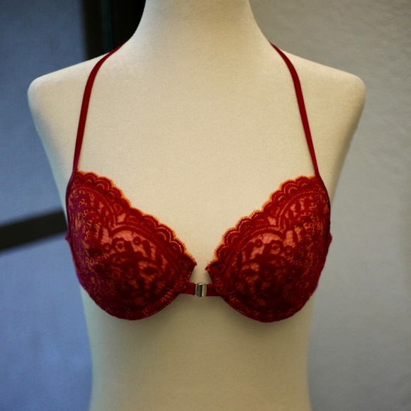Free People What She Said Lace T-Back Bra - Picture 1 of 6